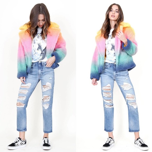 Frame Denim Le Piper Jean Ellington Rips Cropped Jeans - Picture 1 of 13